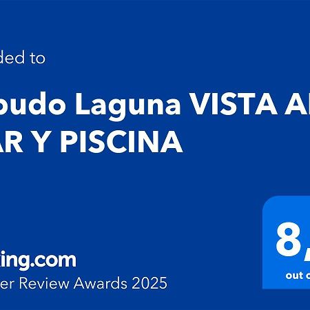 Papudo Laguna Vista Al Mar Y Piscina Exterior foto